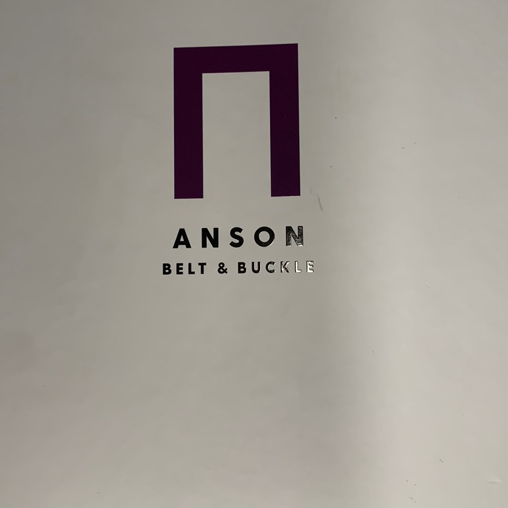 Anson box set 3 belts and 3 buckles